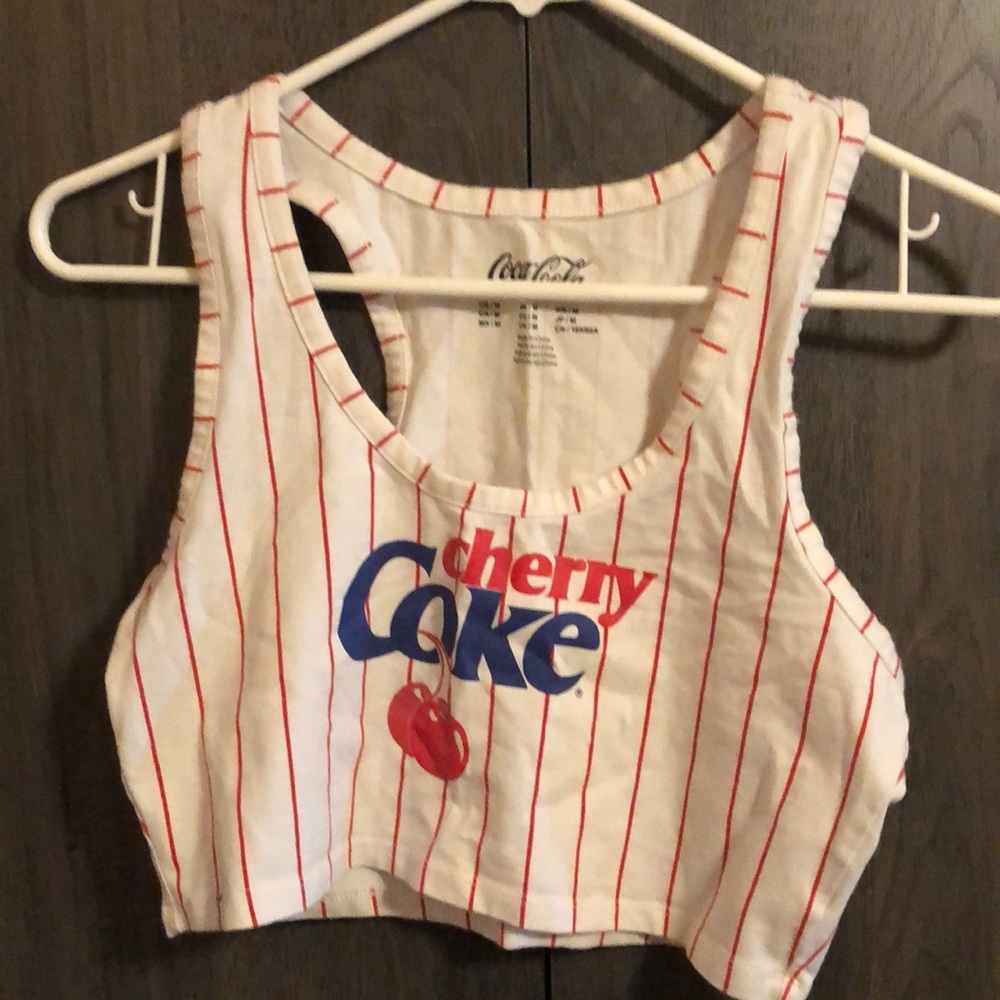 Cherry Coke Crop Top